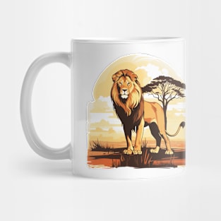 Wild African Lion Mug